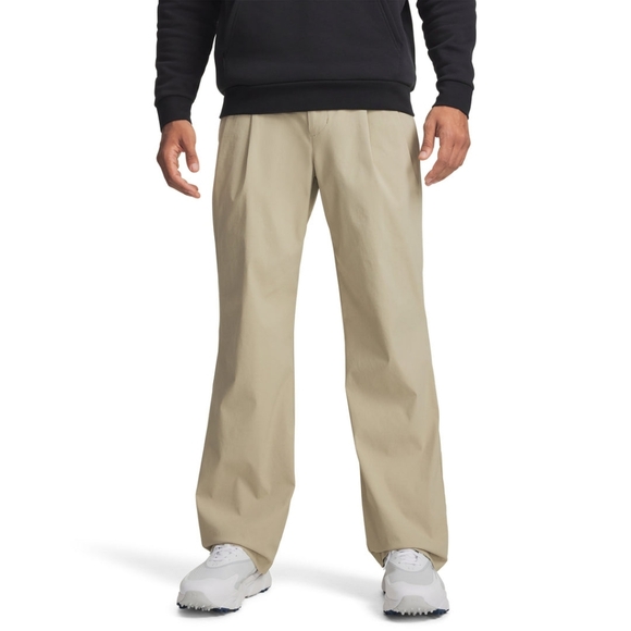 Under Armour Men's Straight Leg Golf Drive Pleated Pants City KhakiSize 34/32